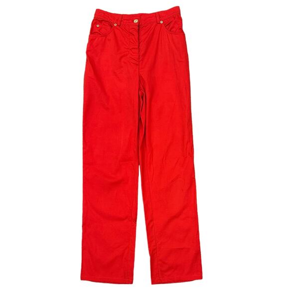 St John Sport Essentials Red Straight Pant - Picture 1 of 7